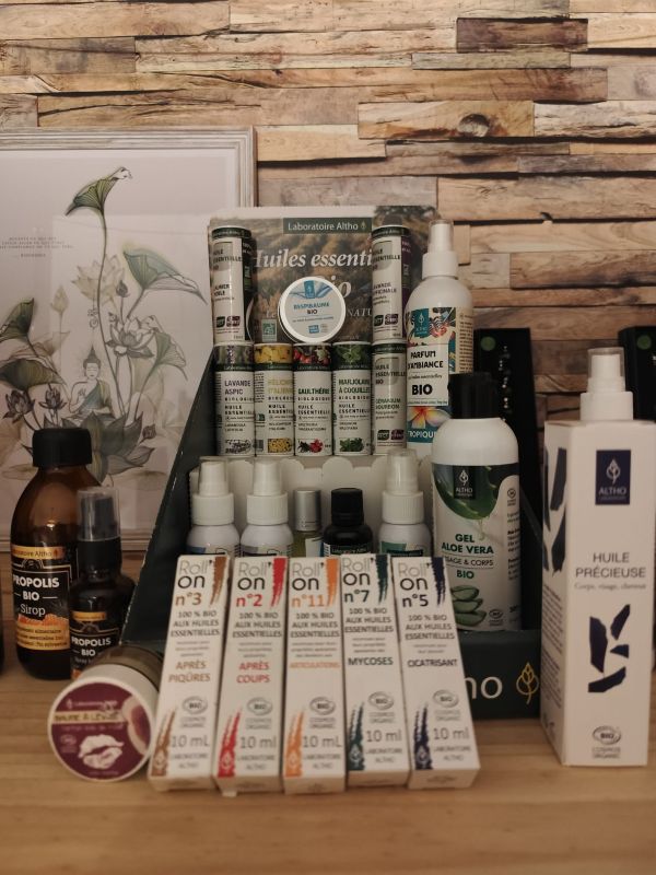 Gamme de produits naturels